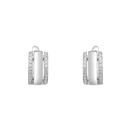 Diamond earrings Amazing Symetry