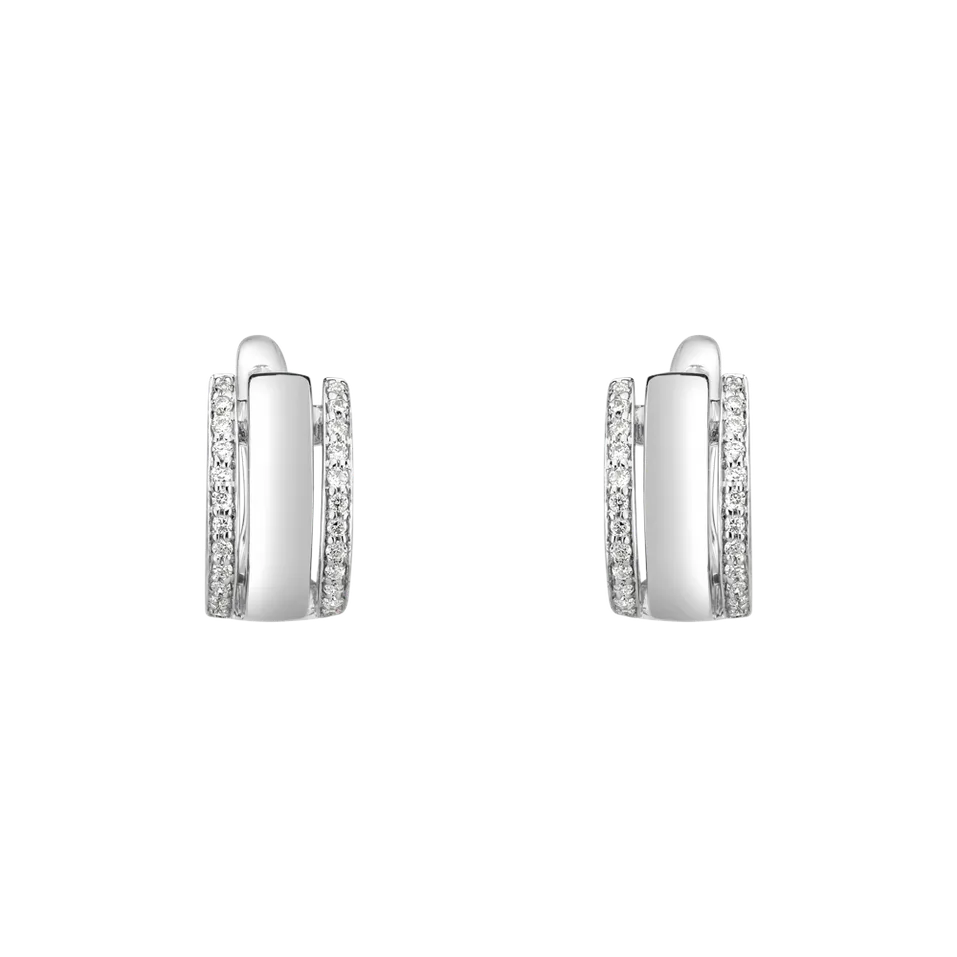 Diamond earrings Amazing Symetry