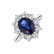 Diamond ring with Sapphire Sky Goddess2