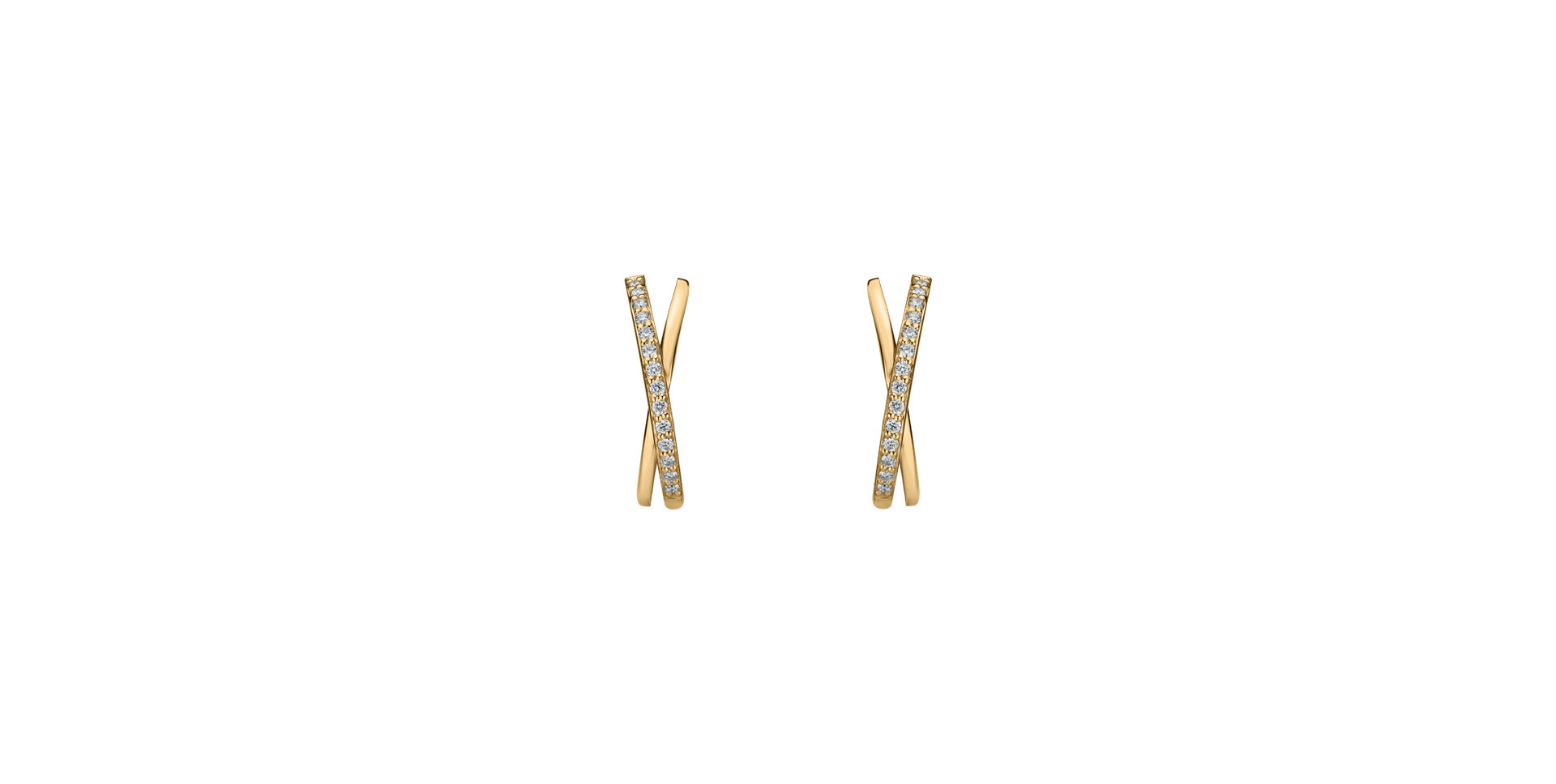 Diamond earrings Radiant Impulse