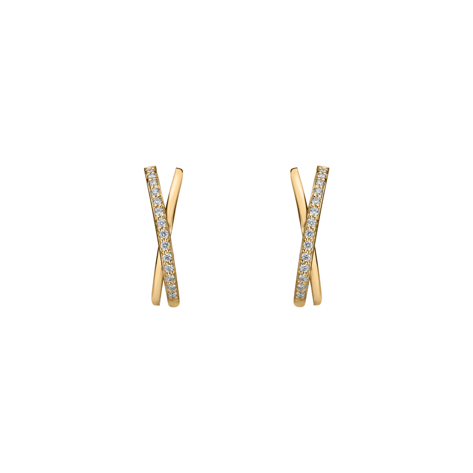 Diamond earrings Radiant Impulse