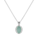 Diamond pendant with Chalcedony Blossom Grace2