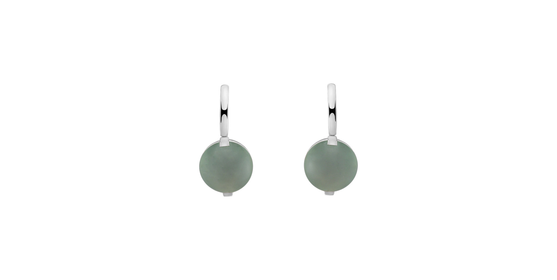 Earrings with Chalcedony Space Signature