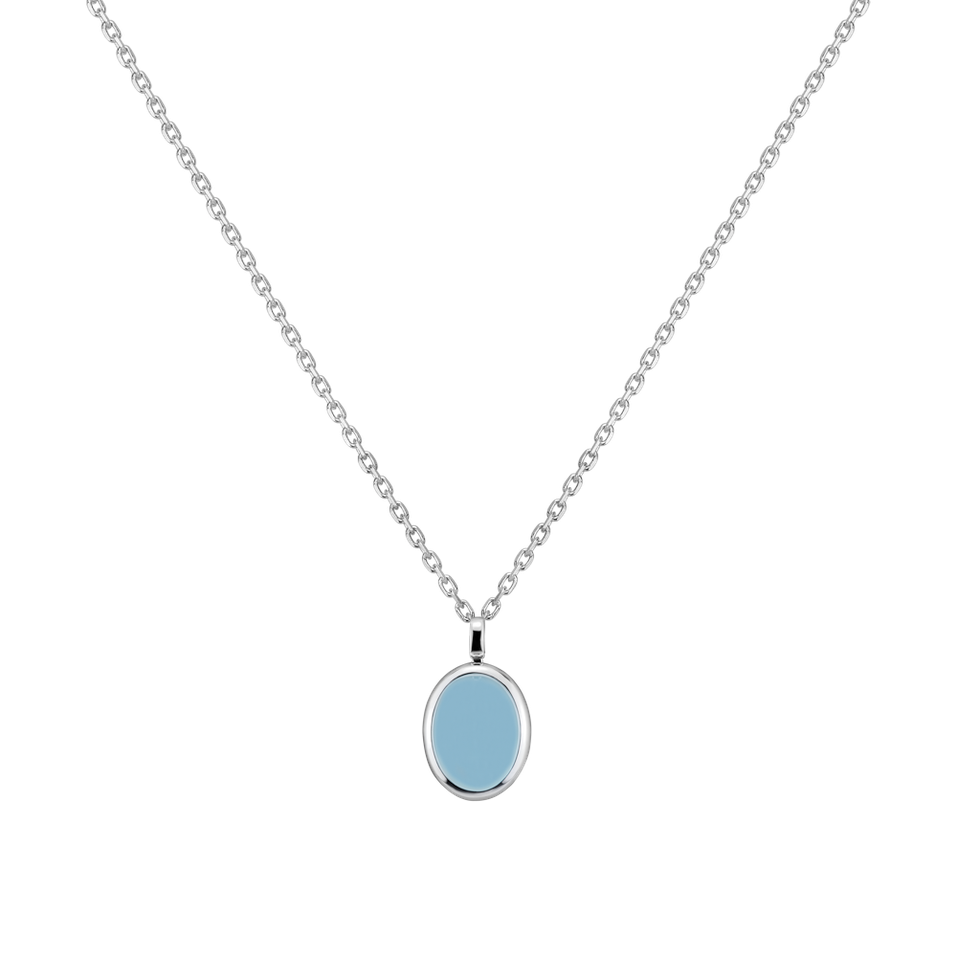 Pendant with Chalcedony Gem Grace
