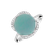 Diamond ring with Chalcedony Rainbow Princess2