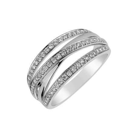 Diamond ring Sparkle Swirl