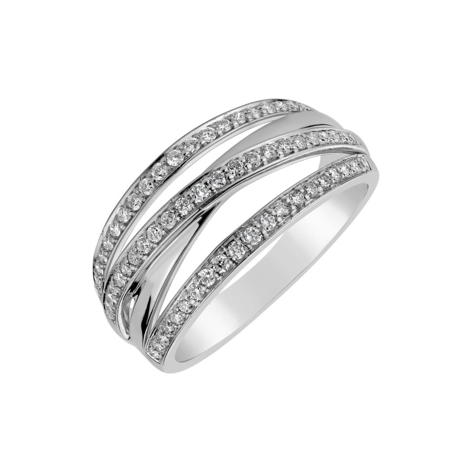 Diamond ring Sparkle Swirl