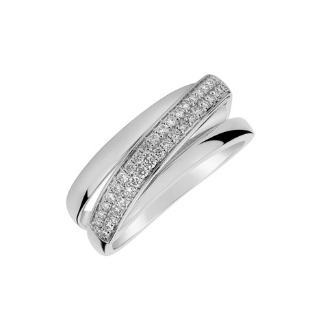 Diamond ring Eternity Ray