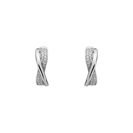 Diamond earrings Essential Ray