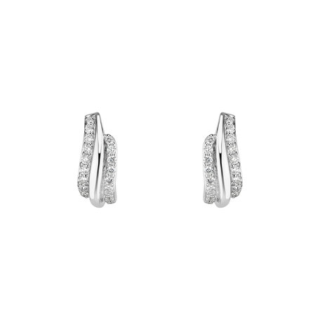 Diamond earrings Sparkling Sea