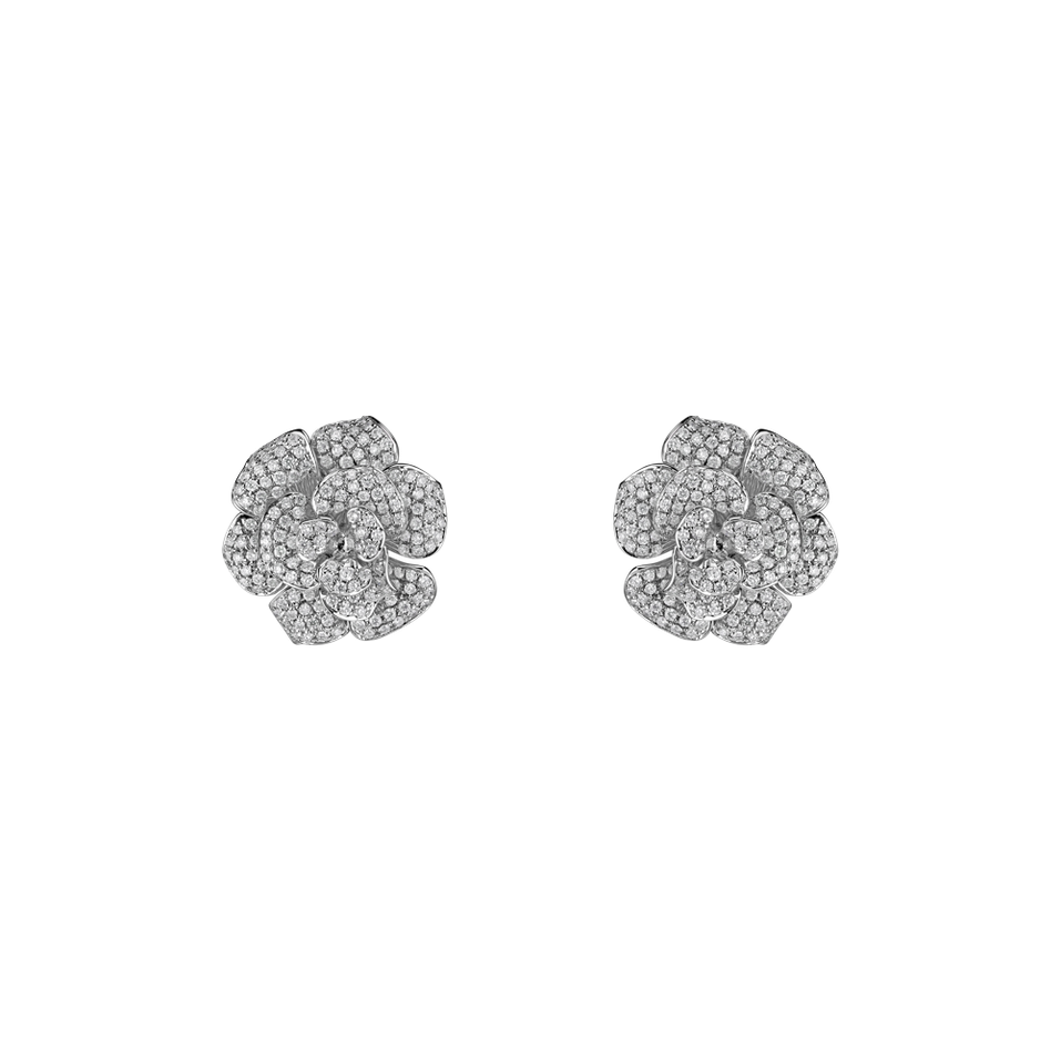 Diamond earrings Precious Petal