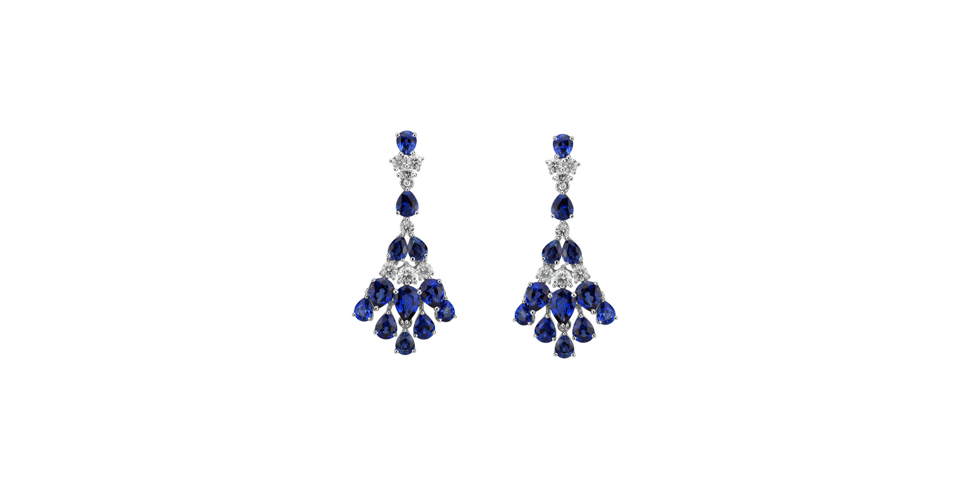 Diamond earrings and Sapphire Aristocrat Temptation
