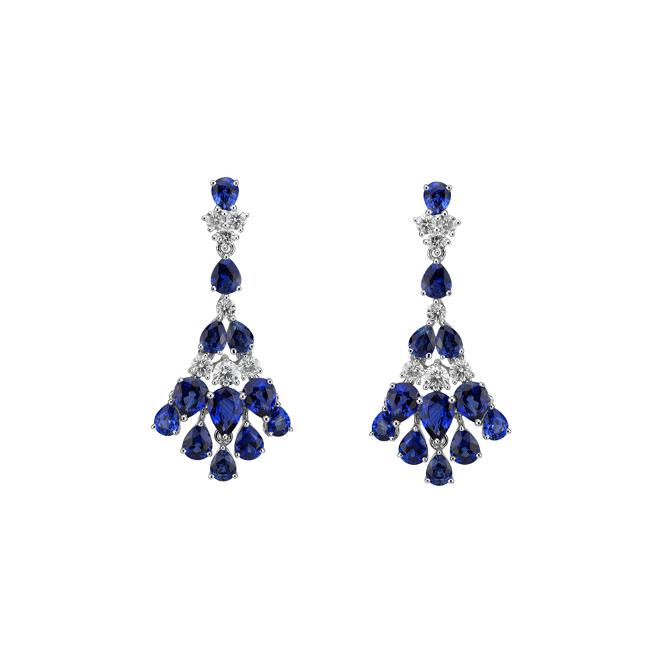 Diamond earrings and Sapphire Aristocrat Temptation