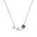 Diamond necklace with Ruby Aimer2