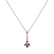 Diamond necklace with Ruby Leocadia1