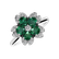 Diamond ring with Emerald Aristocrat Dream2