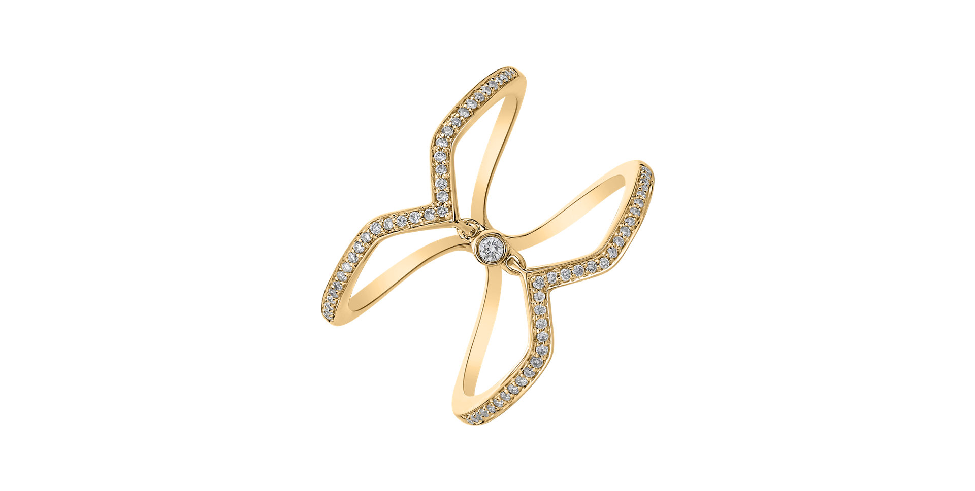 Diamond ring Sun Choker