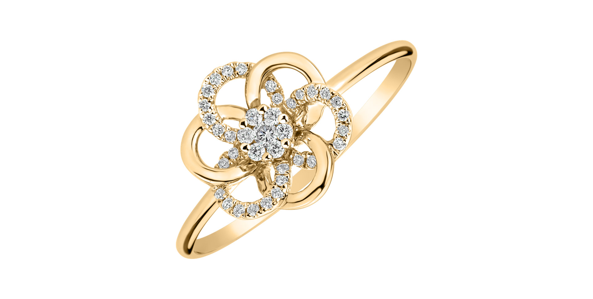 Diamond ring Flower