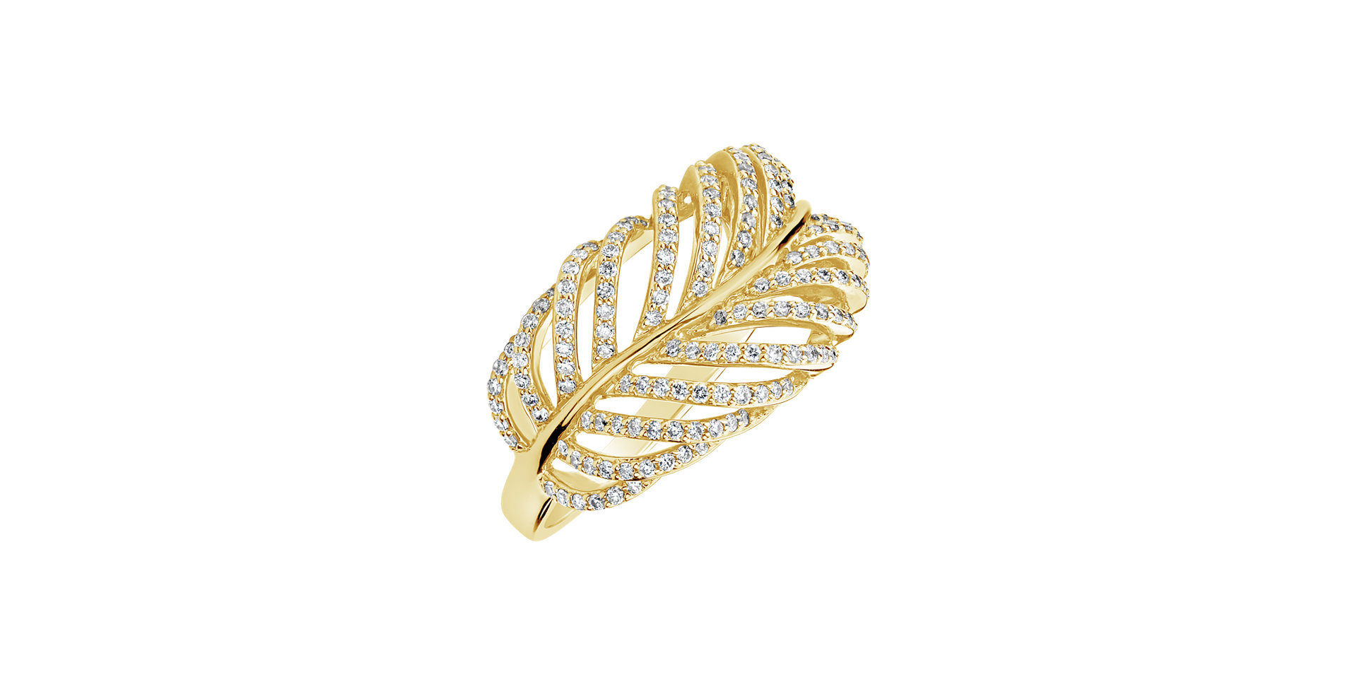 Diamond ring Miracle Feather