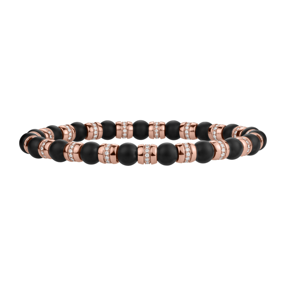 Diamond braclet with Agate Essential Shine