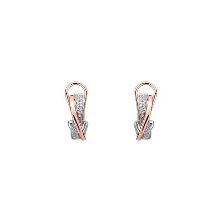 Diamond earrings Essential Ray