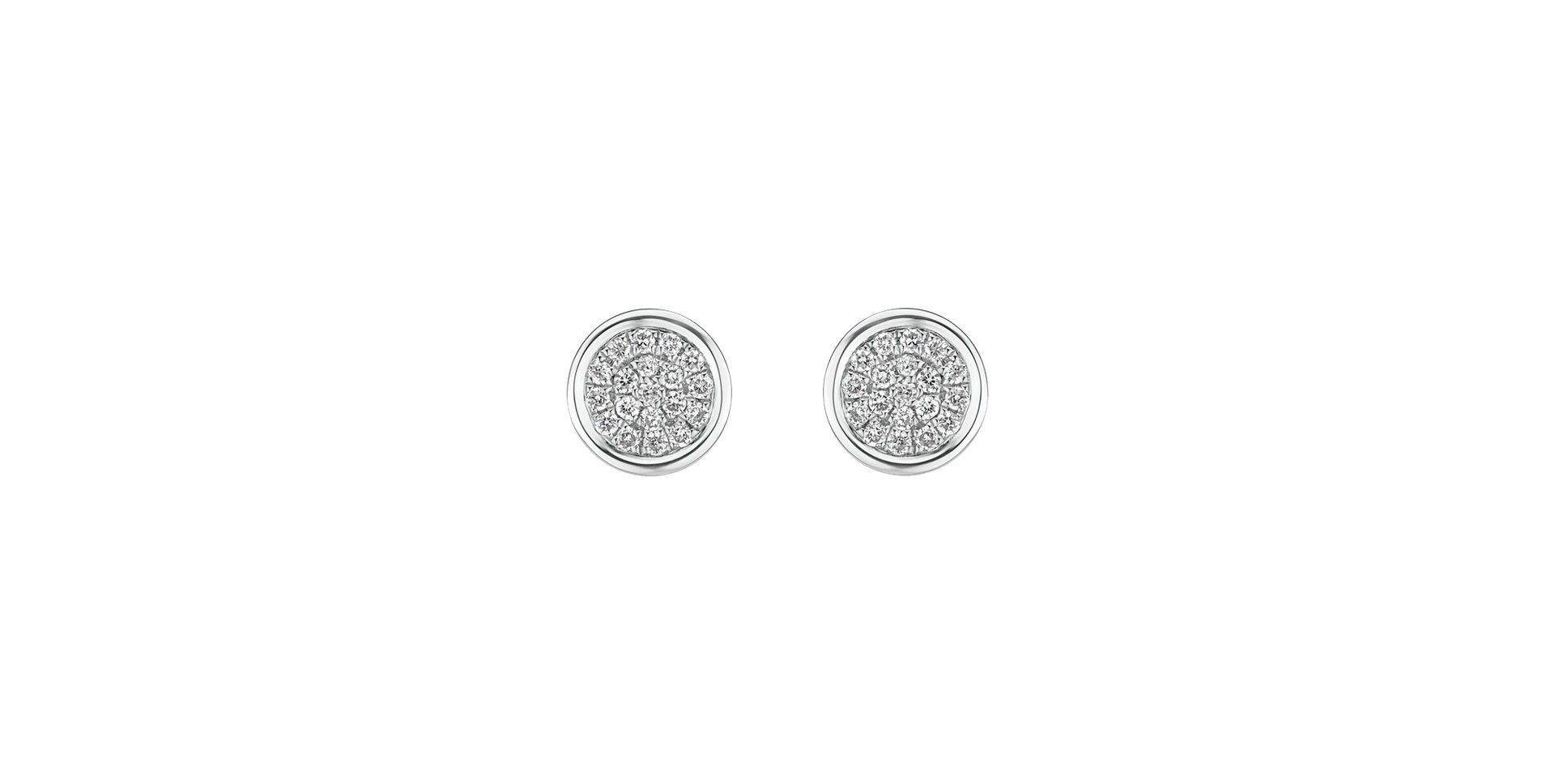 Diamond earrings Endless Circle