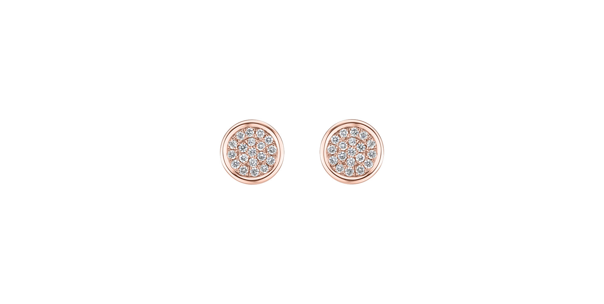 Diamond earrings Endless Circle