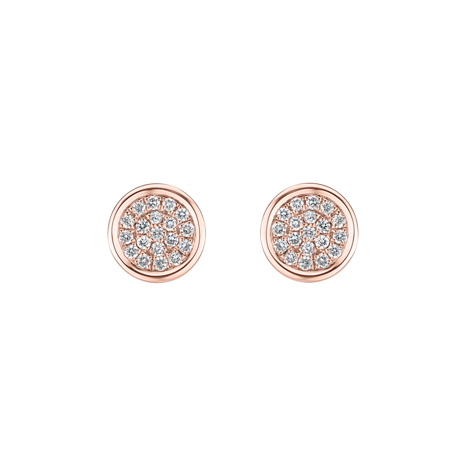 Diamond earrings Endless Circle