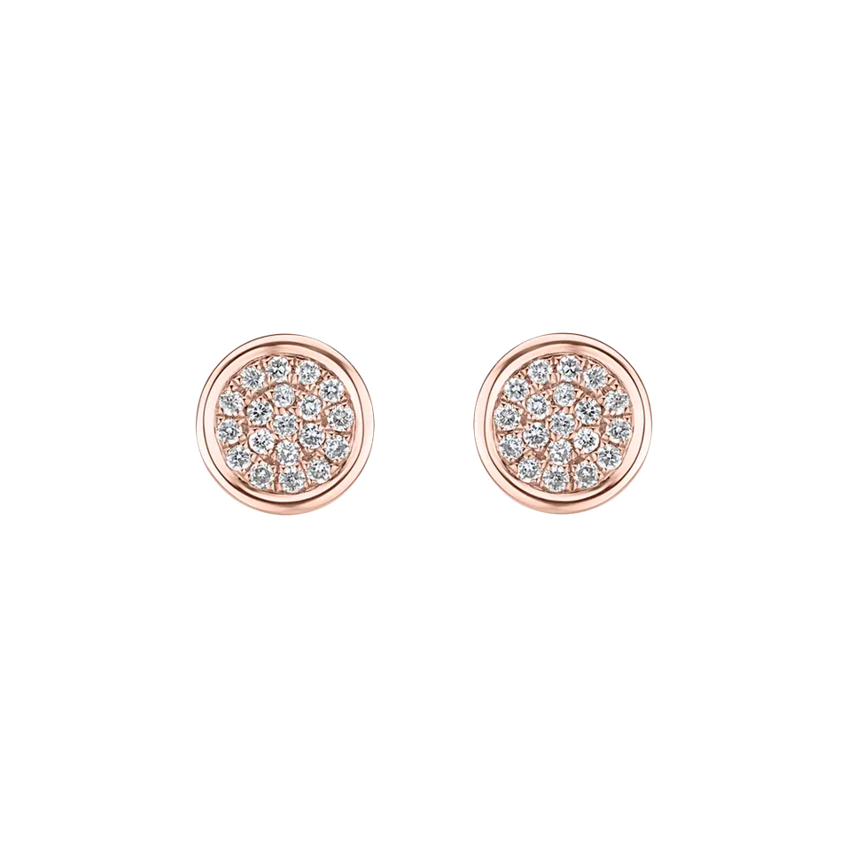 Diamond earrings Endless Circle