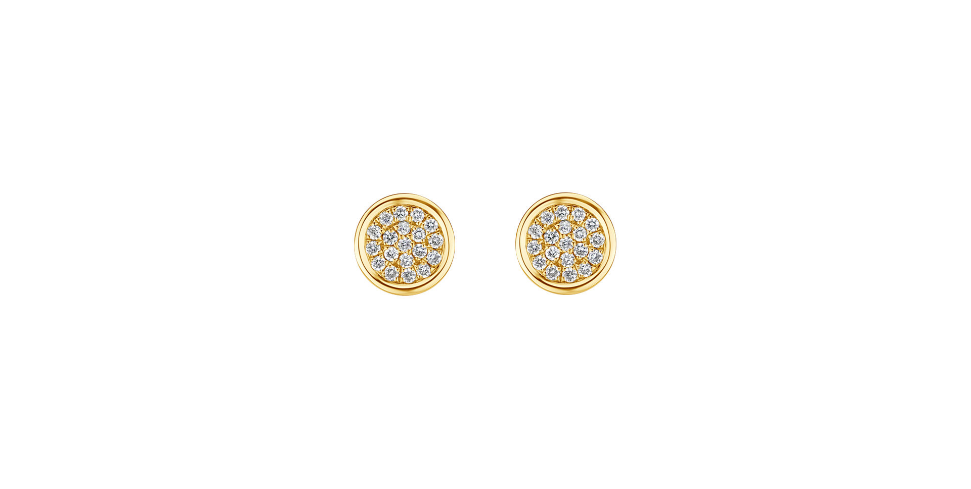 Diamond earrings Endless Circle