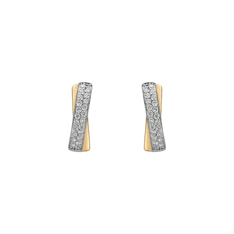 Diamond earrings Sparkling Mosaic