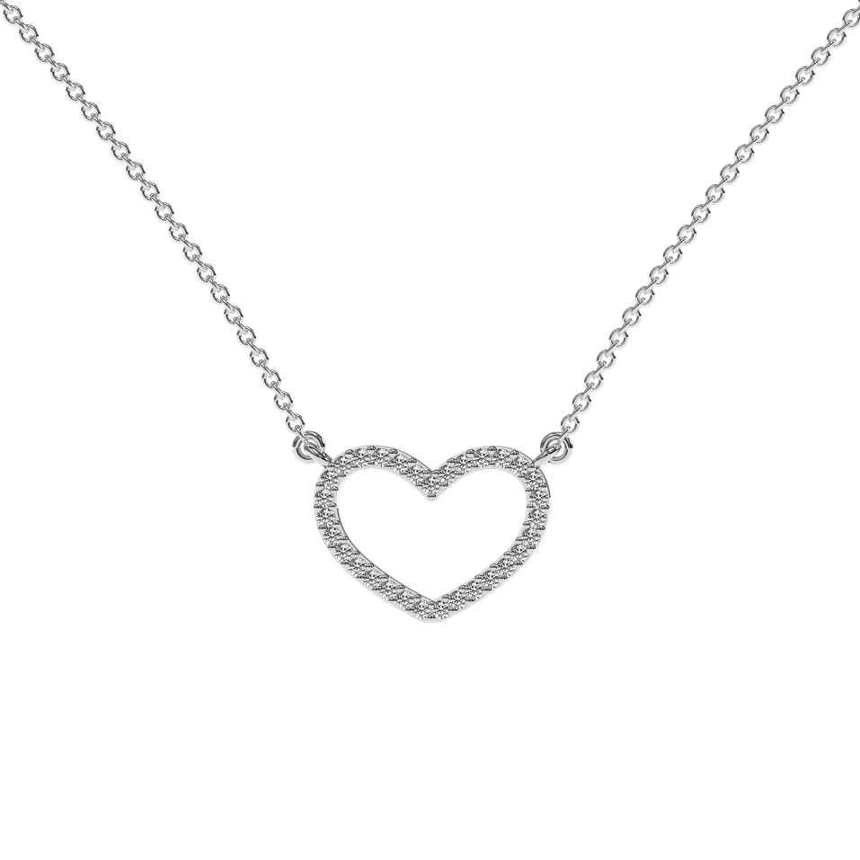 Diamond necklace Heart