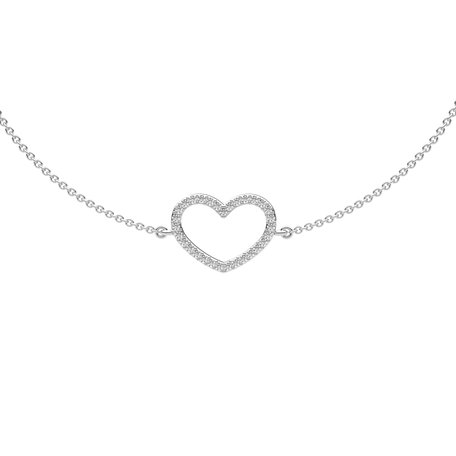 Diamond bracelet Heart