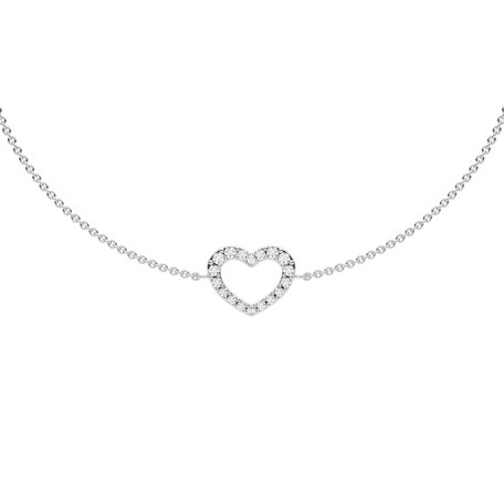 Diamond bracelet Heart