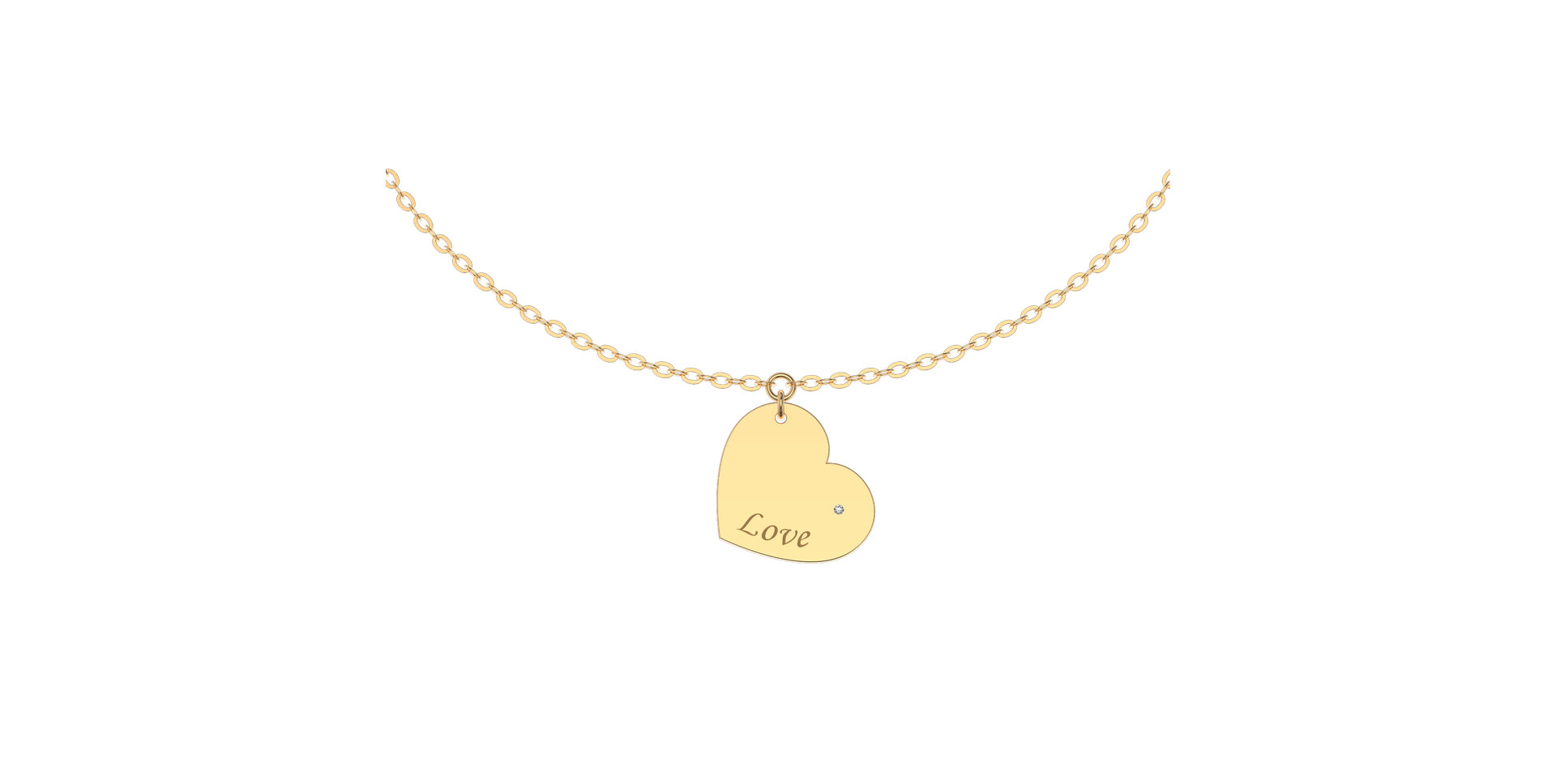 Diamond bracelet Amour Heart