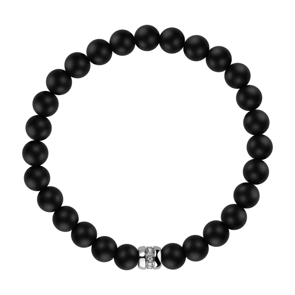 Diamond braclet with Agate Oracle