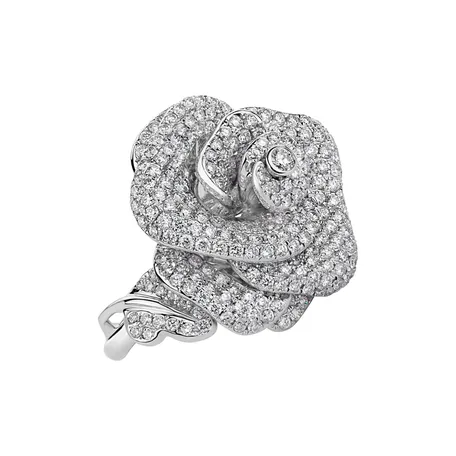 Diamond ring Infinity Rose
