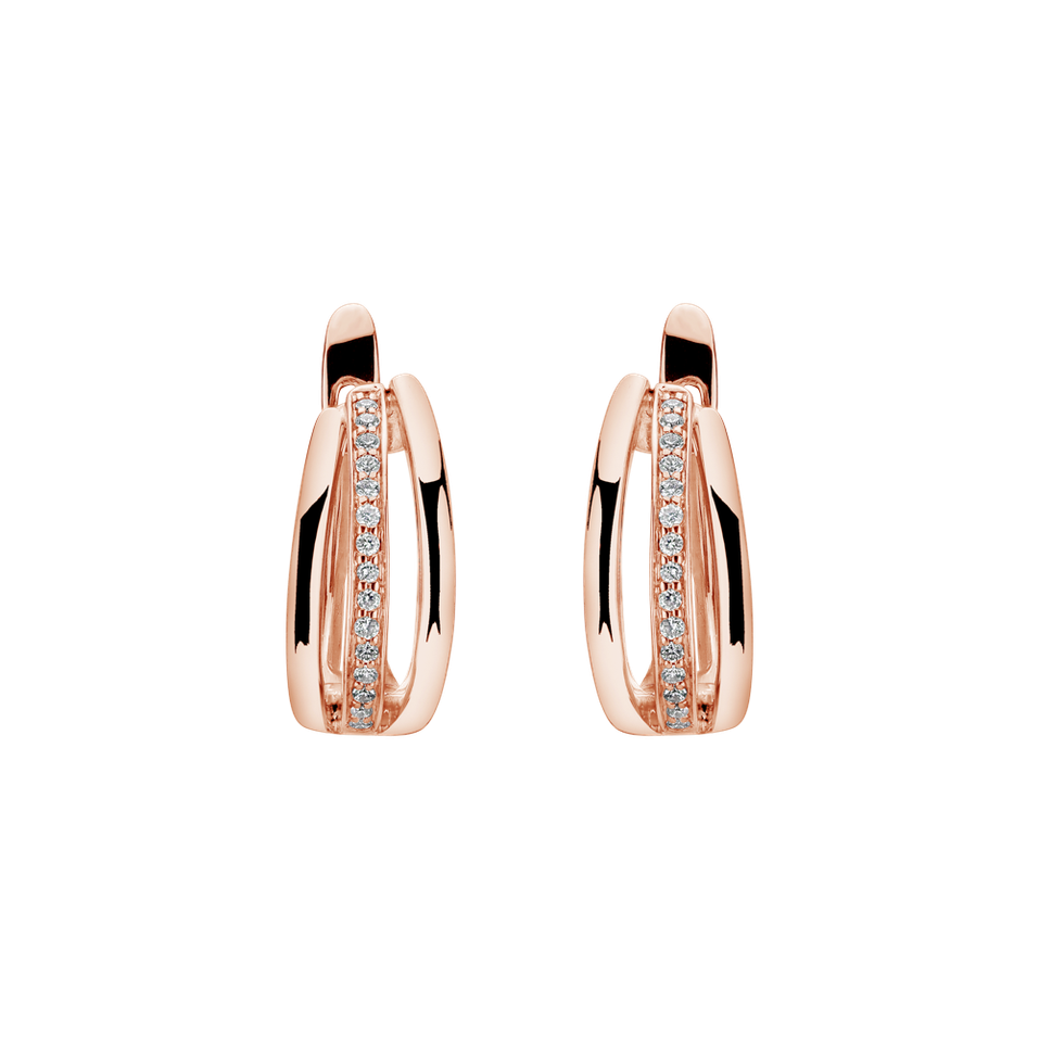 Diamond earrings Sparkling Memory