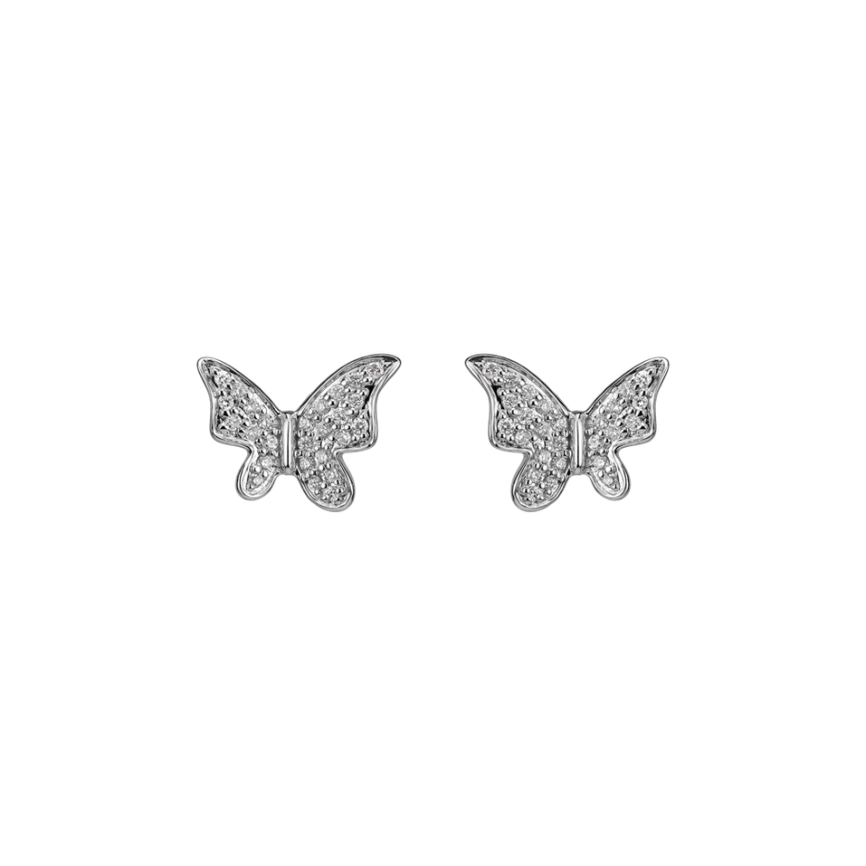 Diamond earrings Magic Butterfly