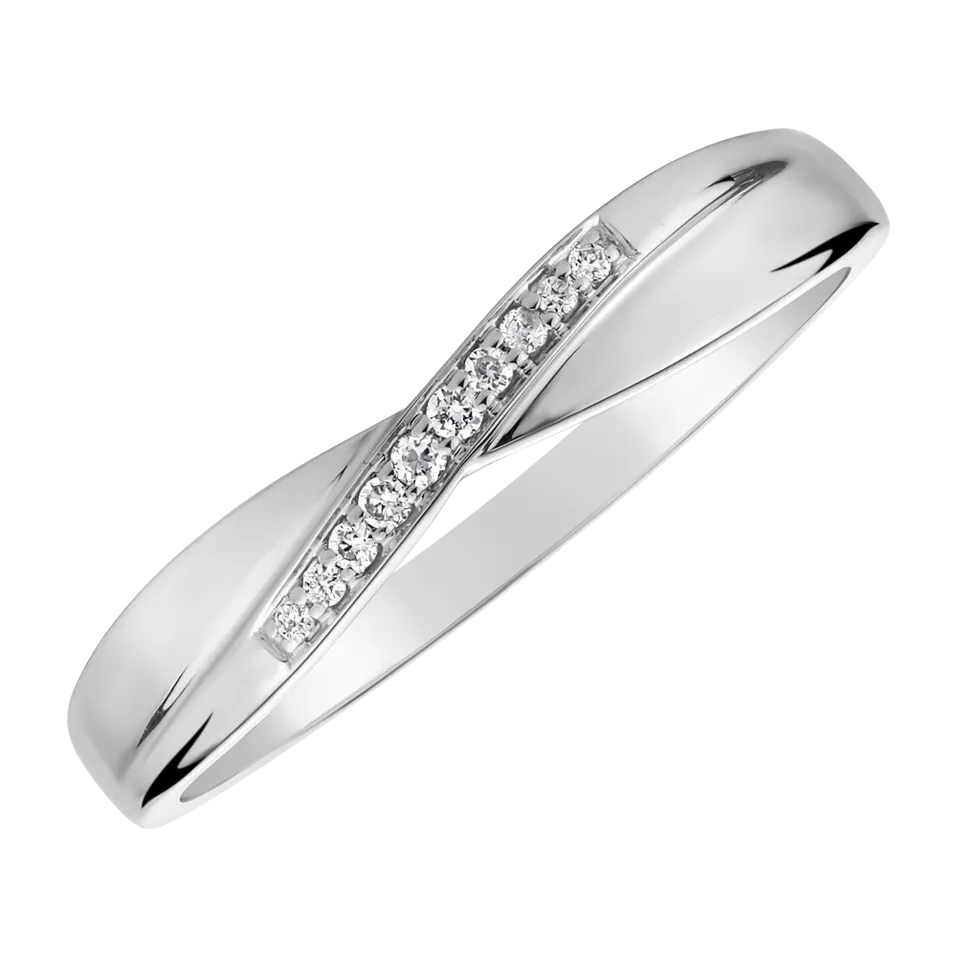 Diamond ring Lovely Crossing
