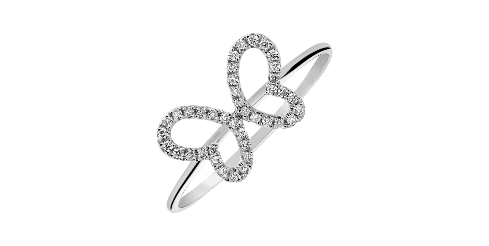 Diamond ring Butterfly