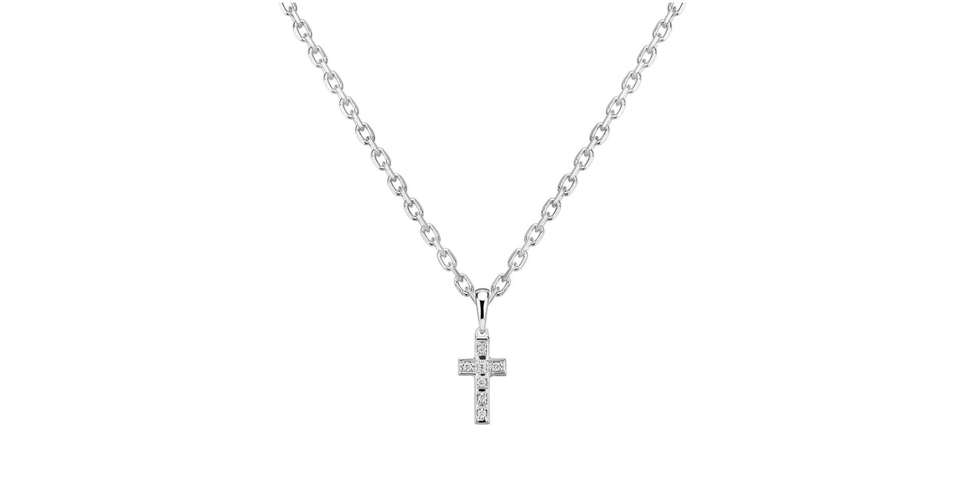 Diamond pendant Small Cross