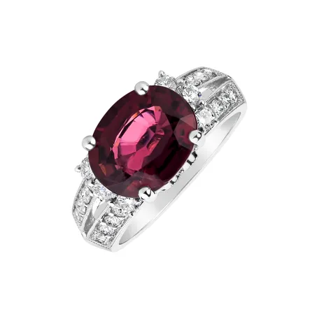 Diamond ring with Tourmalíne Envoy Passion
