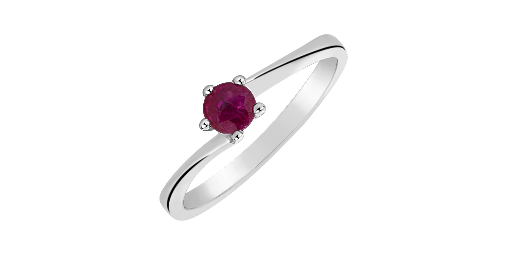 Ring with Ruby Bonbon