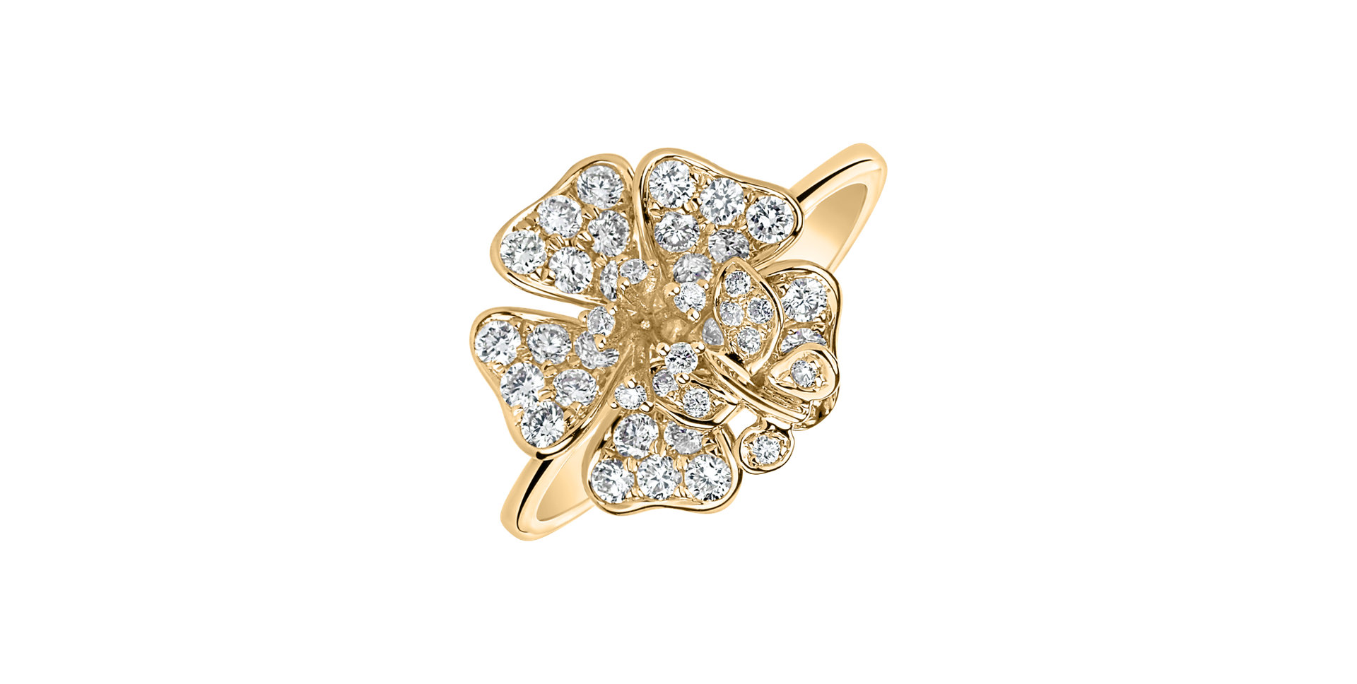 Diamond ring Brilliant Flower
