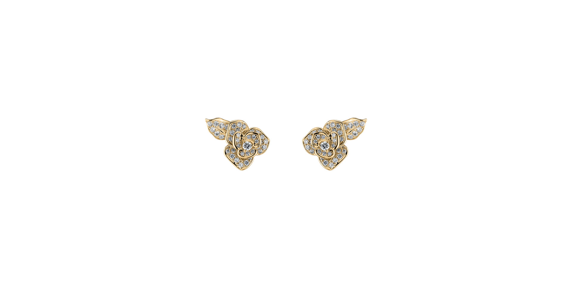 Diamond earrings Flower Impulse