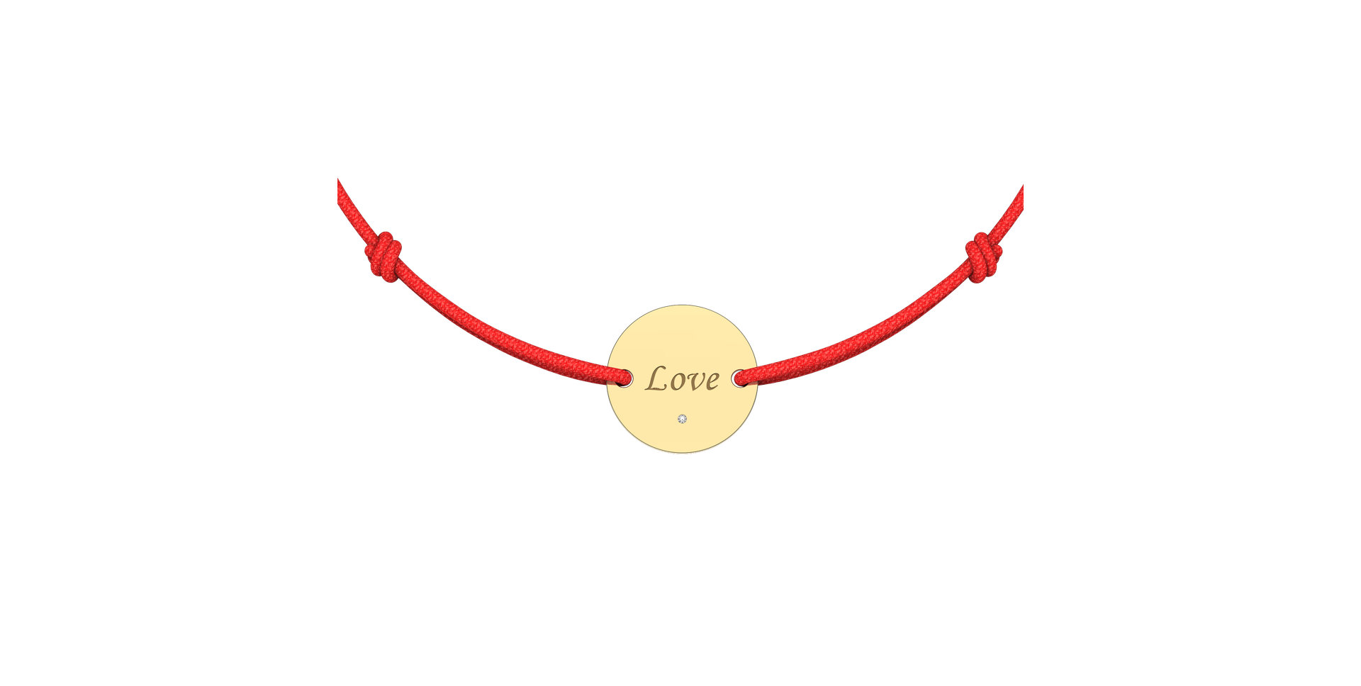 Diamond bracelet Simple Love