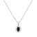 Diamond necklace with Turmalinem Goddess Elegance2