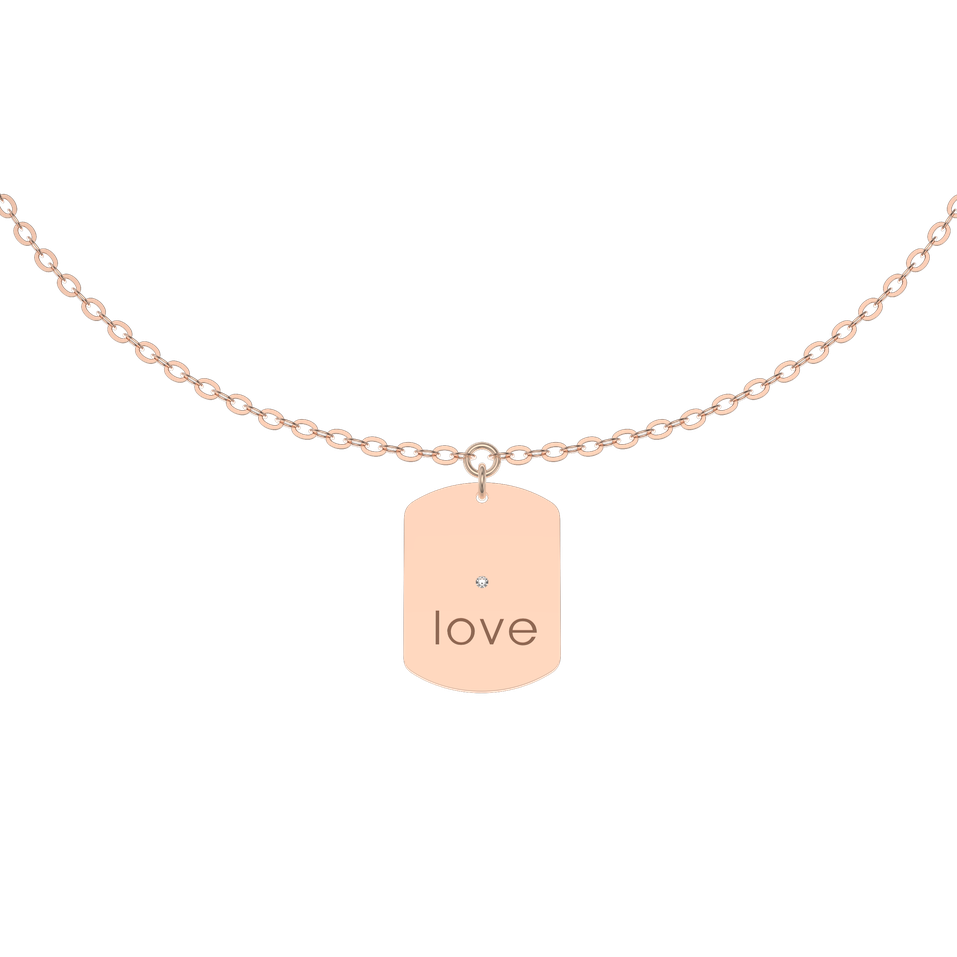 Diamond bracelet Love