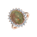 Diamond ring with Opal Diamond Czarina2